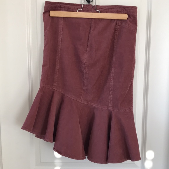 Pilcro Pink Corduroy Skirt - Picture 3 of 7
